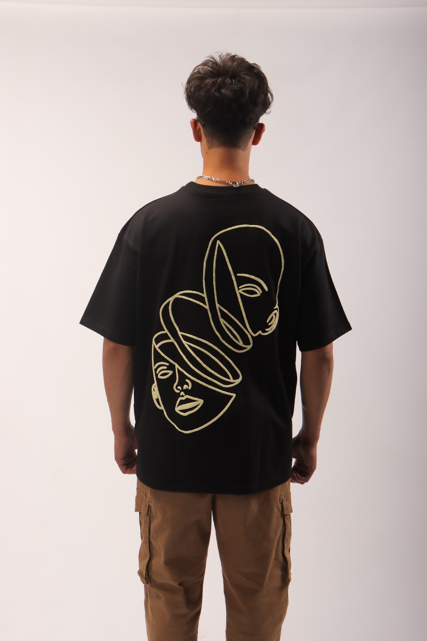 Two Face Tee - Black