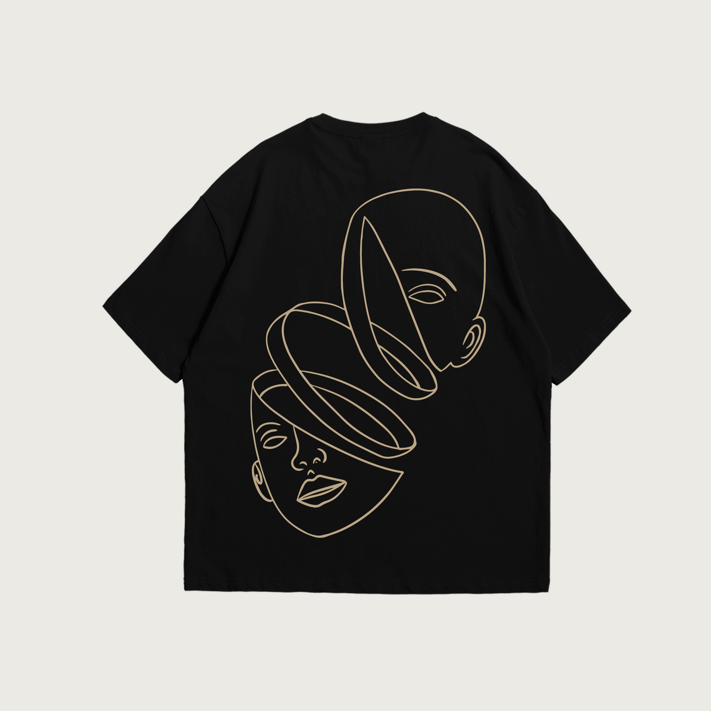 Two Face Tee - Black